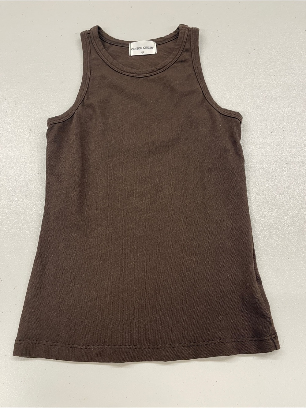 Cotton Citizen Women’s Chocolate Brown Tank Top